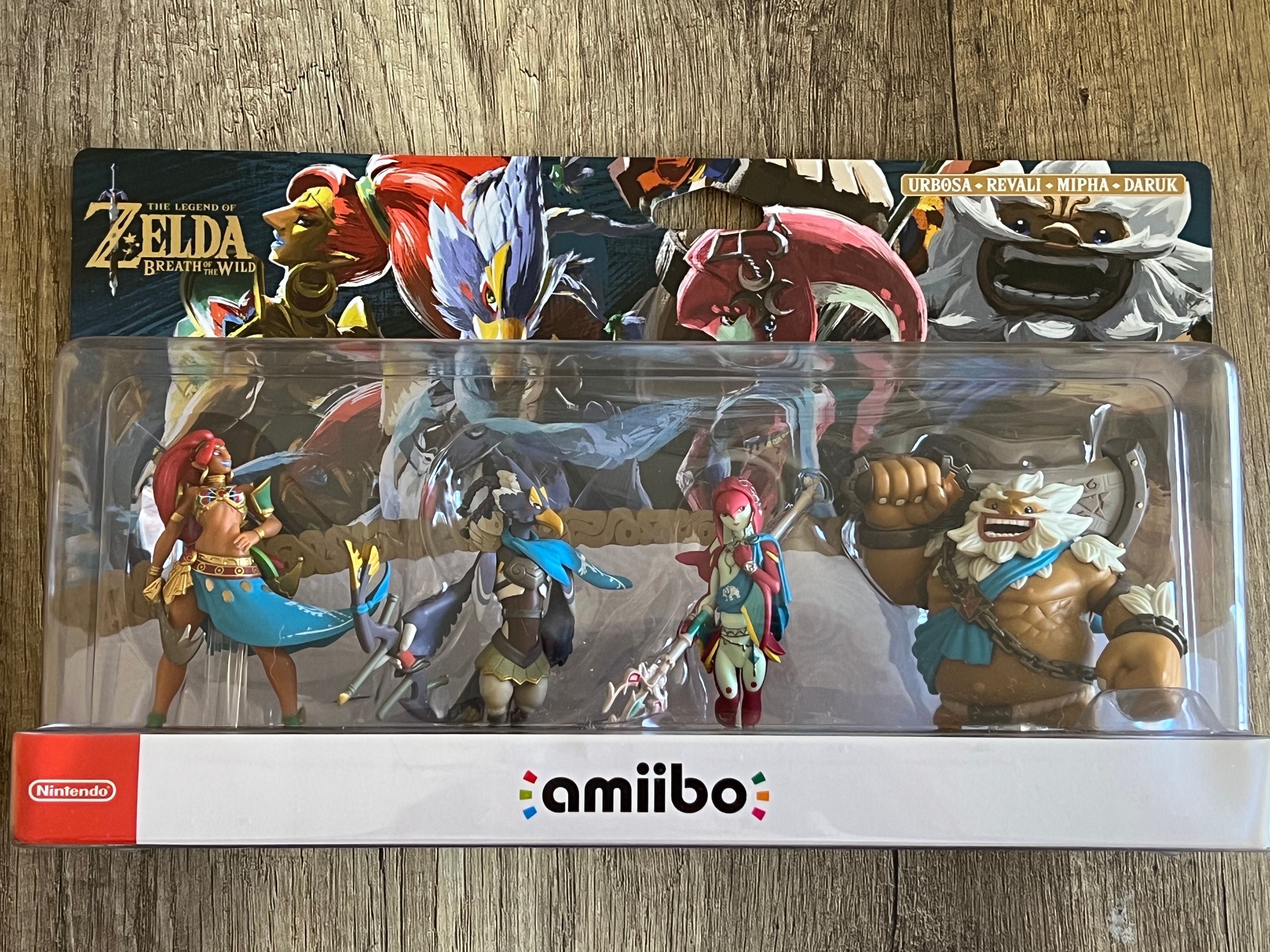 [Nintendo Amiibo] Zelda Pack 4: Revali Daruk Urbosa Mipha [SELADO]