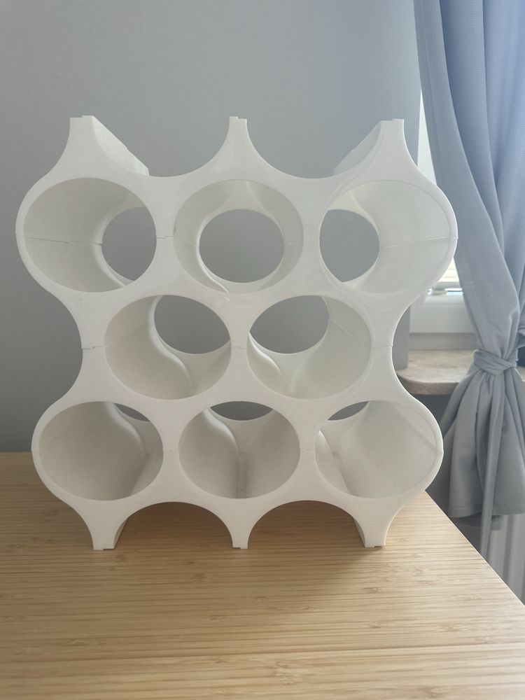 stojak na butelki set-up, koziol biały