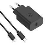 ORYGINALNA Ładowarka + KABEL USB-C USB typ C Motorola TurboPower 30W