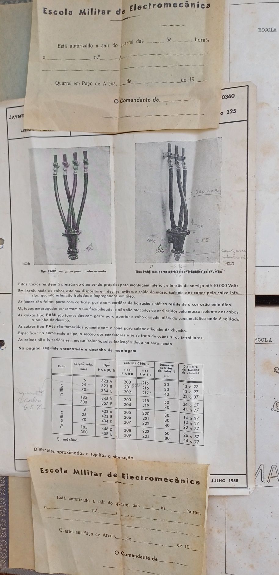 Mecânica 4 Volumes anos 50 Electromecânica Escola Militar