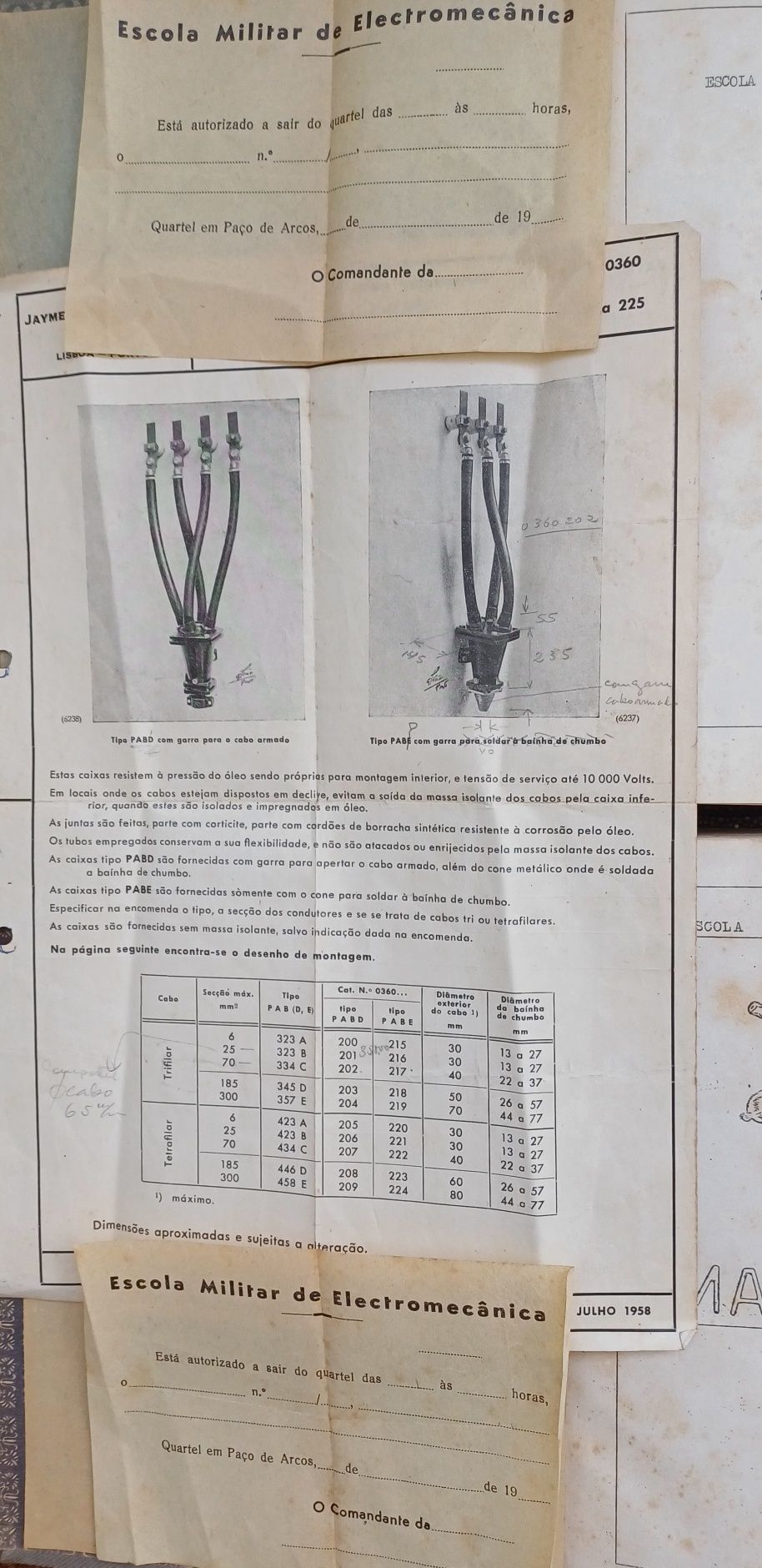 Mecânica 4 Volumes anos 50 Electromecânica Escola Militar