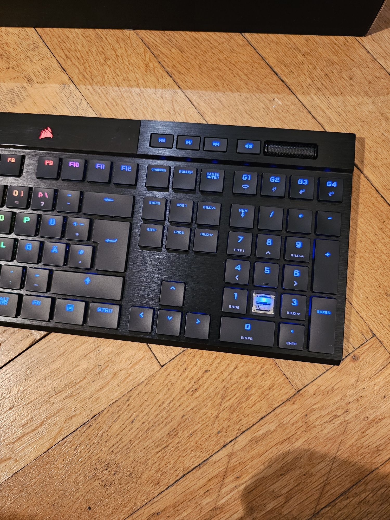 Corsair K100 Air Wireless RGB Cherry MX Ultra Klawiatura mechaniczna