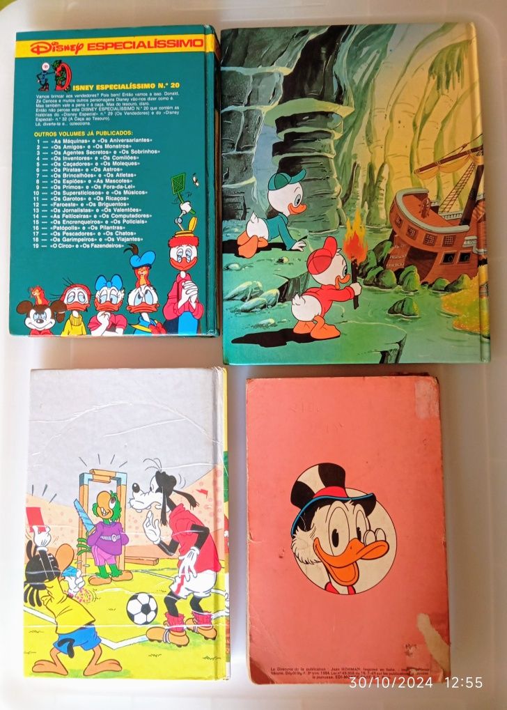 Livros Walt Disney Todos 7€.