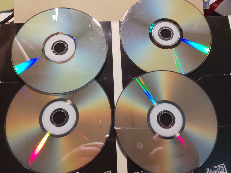 zestaw 5 filmów dvd kruk i inne