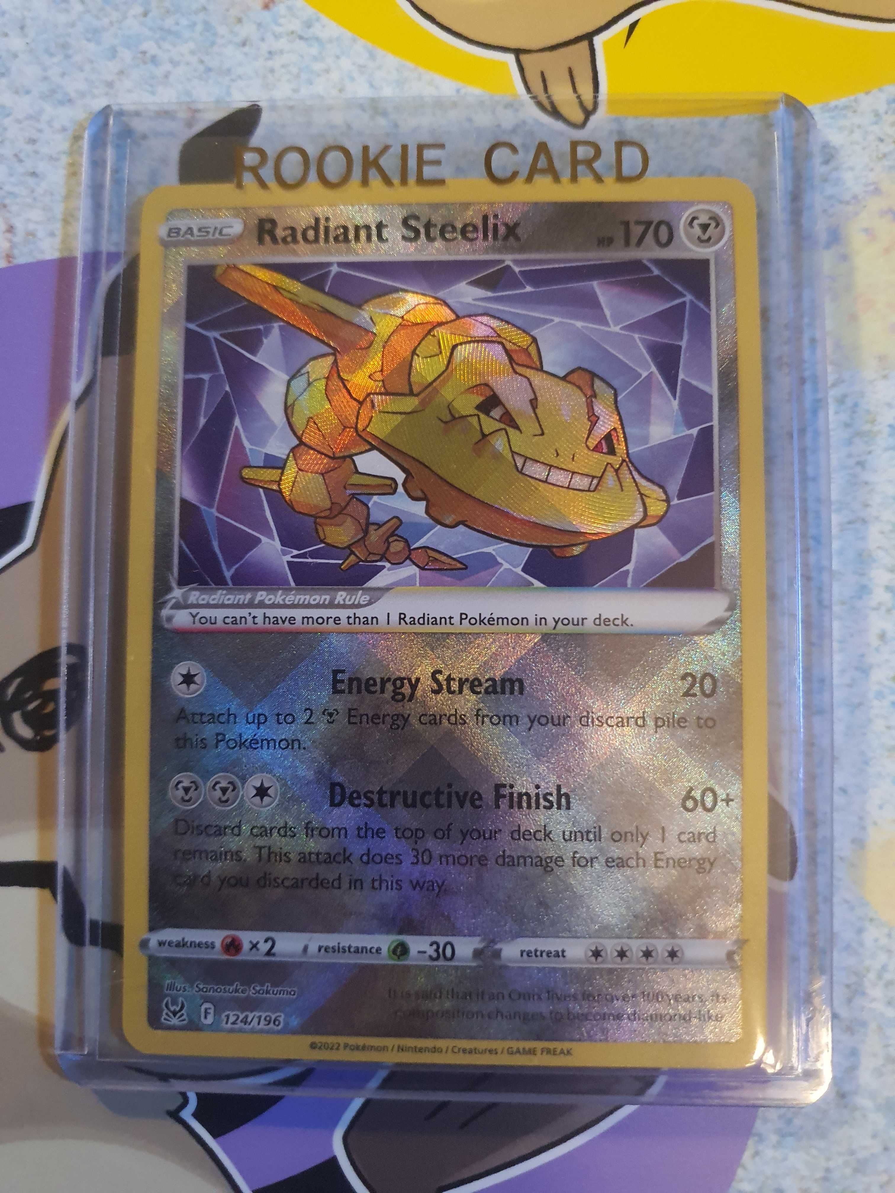 Radiant Steelix 124/196 Lost Origin (cartas Pokemon)