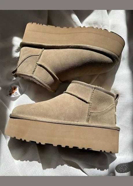 Купити Оригінальні Уггі UGG Classic Ultra Mini Platform Black 36-40