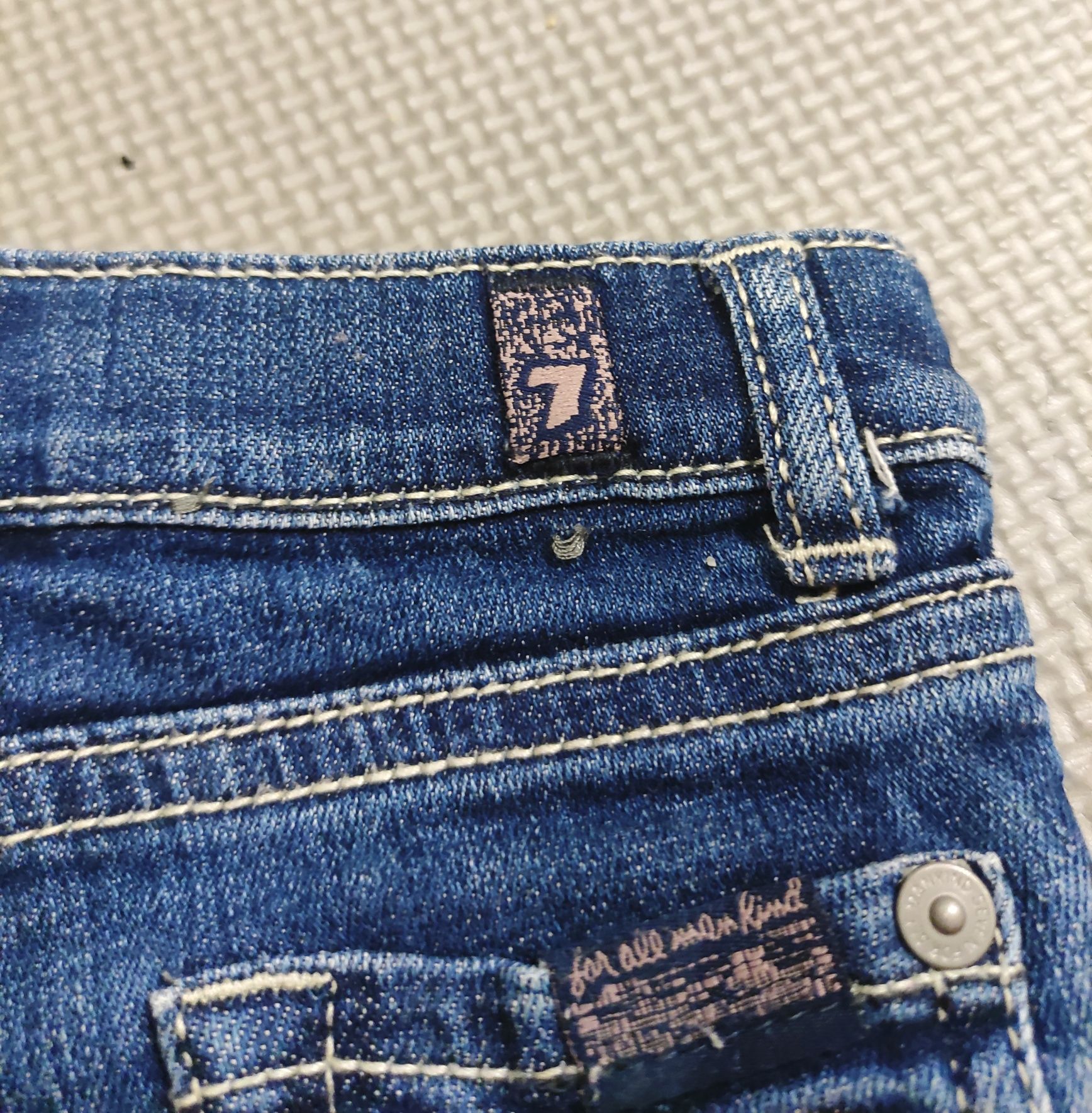 Jeansy spodnie 7 for all mankind 12M 74