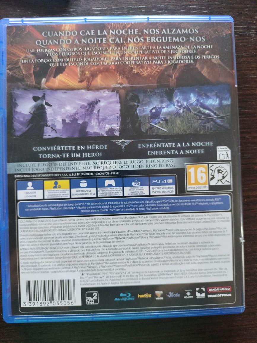 Elden Ring: Nightreign (PS4) – Como Novo, Completo
