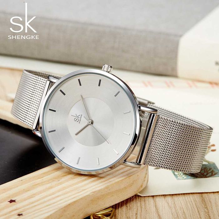 Zegarek Damski SK Silver Relojes Mujer