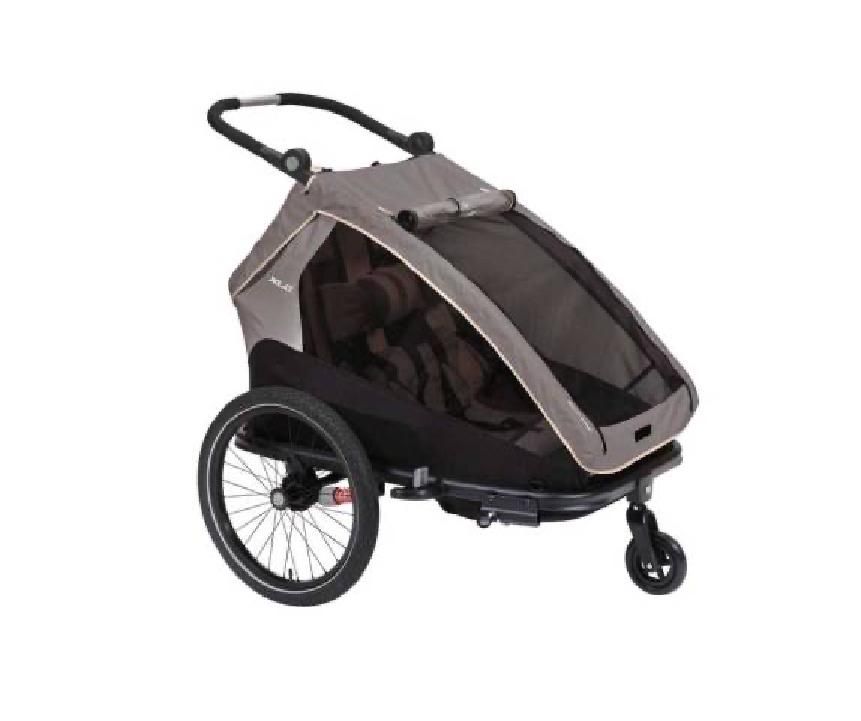 Wózek, Przyczepka, Jogger ( 3 w 1 )  XLC DuoS szara