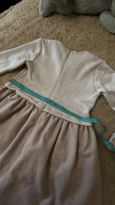 Тепле святкове плаття, люрекс