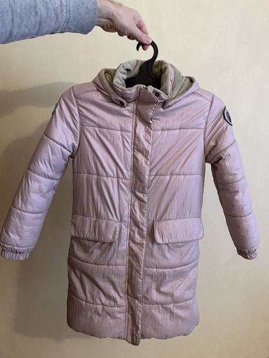 Зимова куртка для дівчинки розмір 134