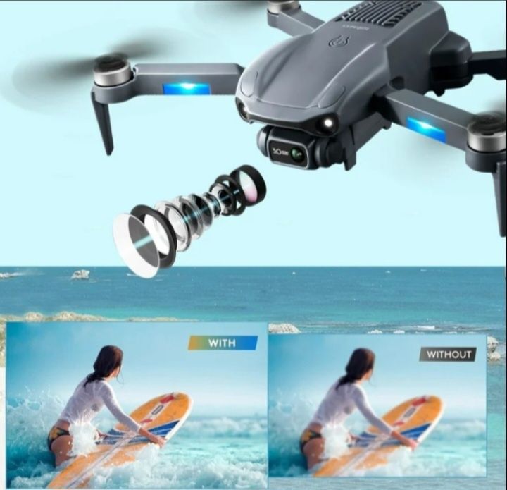 Dron F12 Pro GPS, 3km zasięg 2×Kamera 4K Powrót Śledzenie