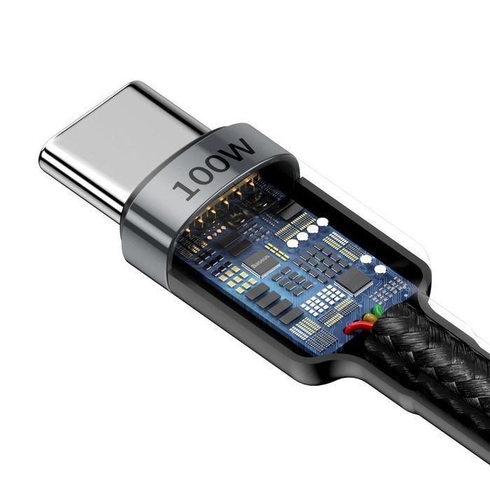 Baseus Cafule nylonowy kabel przewód USB Typ C PD 2.0 100W 20V 5A 2 m