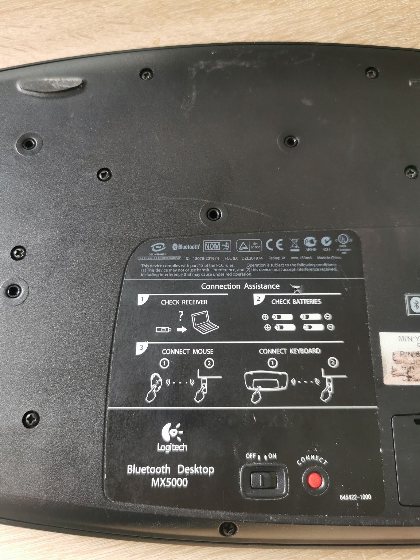 Klawiatura Bluetooth Logitech MX5000