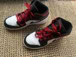 Air Jordan 1 Mid white/gym red/black