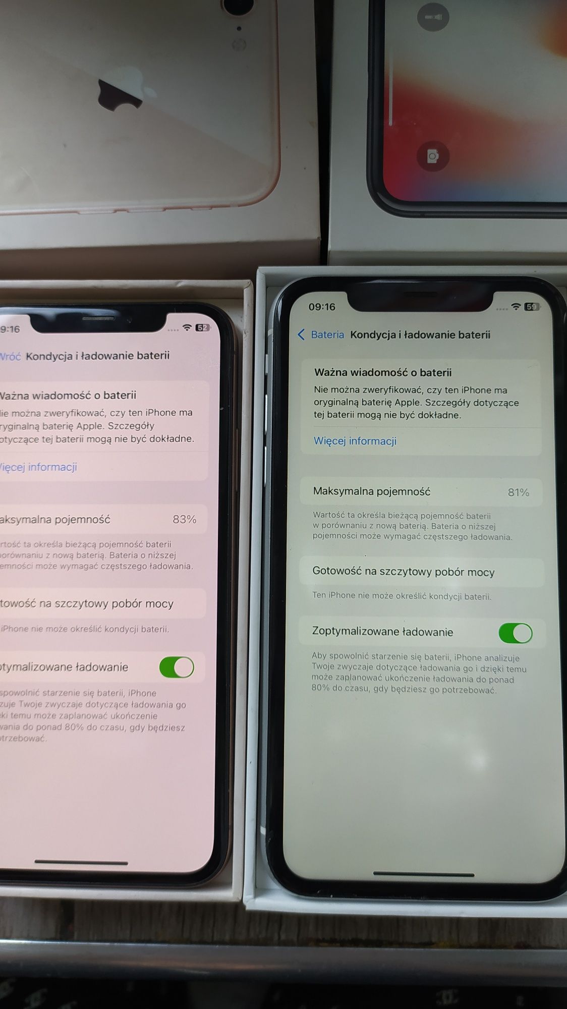 Iphone xr/x, 64 gb sprawne