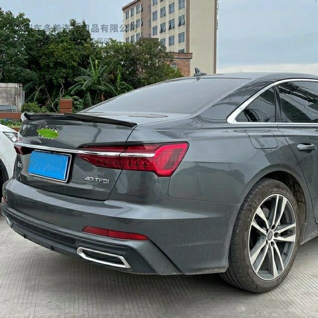 Audi A6 C8 Lotka Spoiler Dokładka M4 Look Czarny połysk