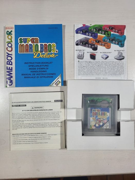 Super Mario Bros. Deluxe gameboy color