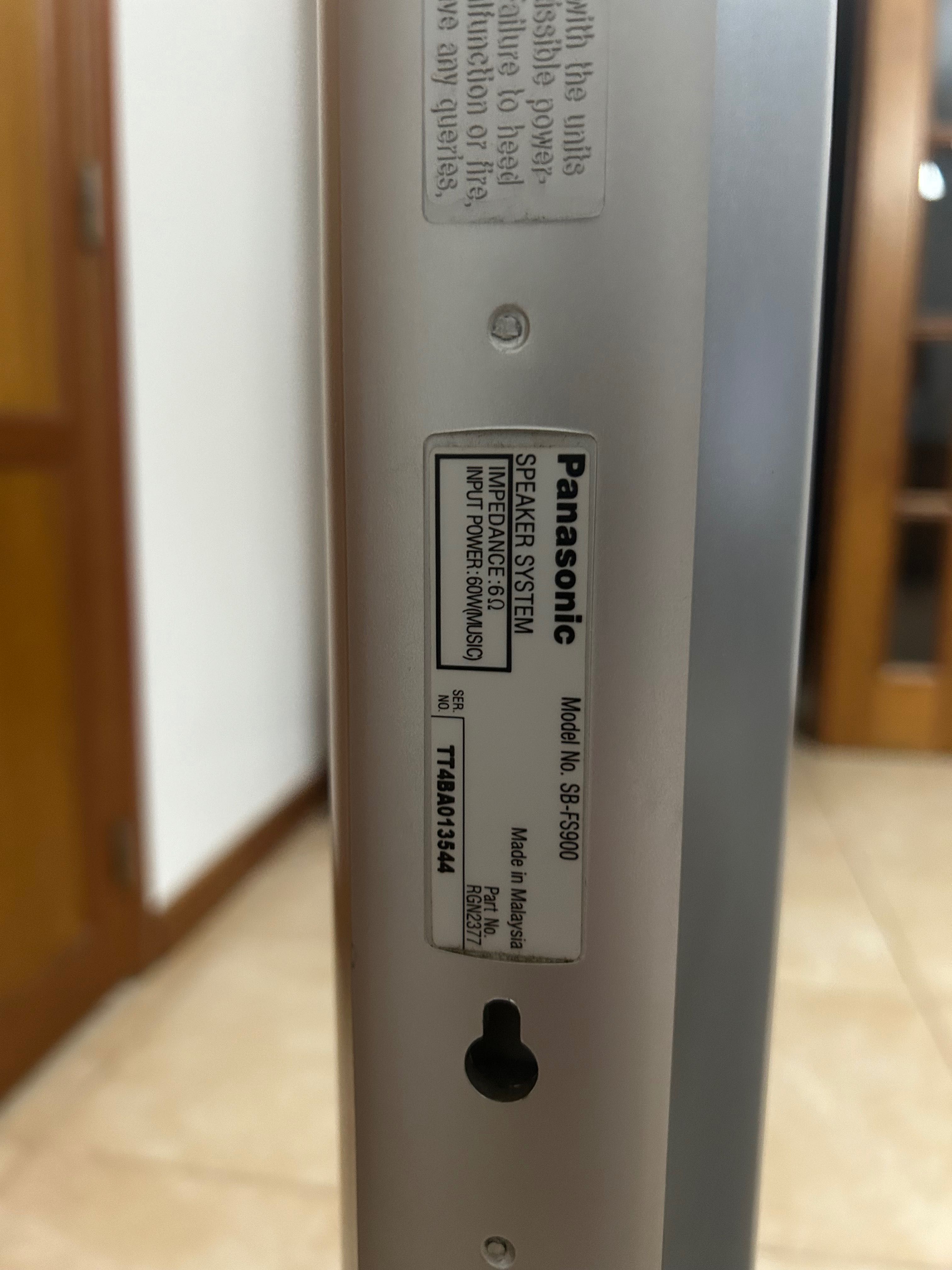 Colunas da Panasonic