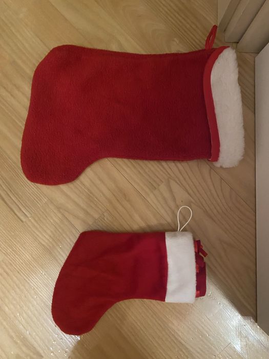 Skarpetki na prezenty Mikołaja Mikołajki