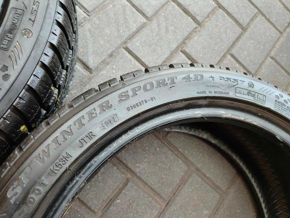 205/45 88V R17 DUNLOP Winter Sport 4D RSC 8mm 2022r Zimowe Opony 2szt