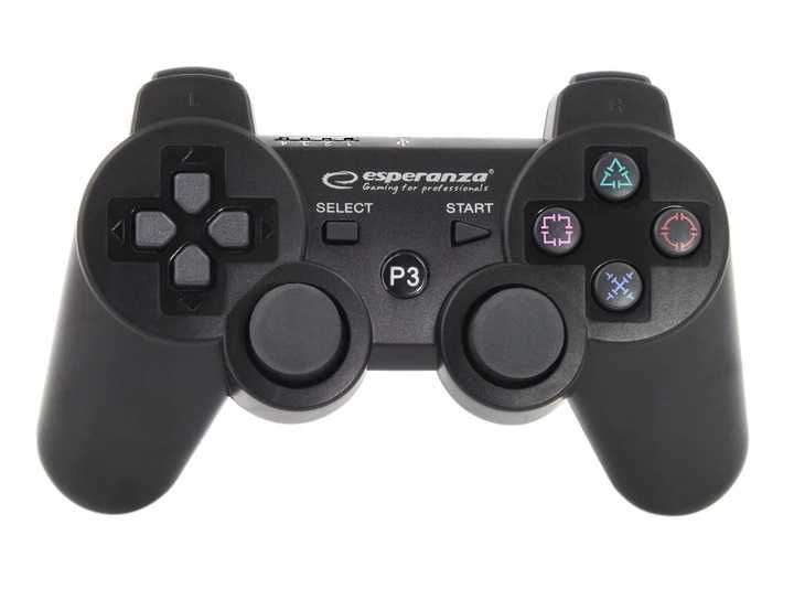 NOWY Pad PS3 Bluetooth bezprzewodowy Esperanza + Kabel * Wejherowo