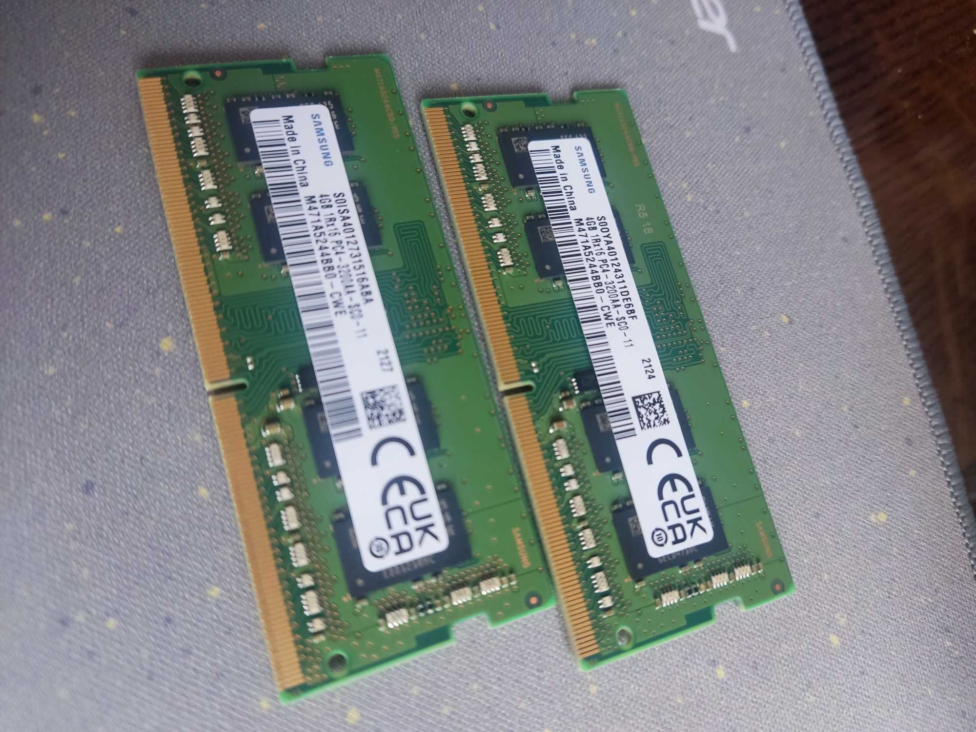 2xPamięć Ram Samsung 4GB RAM 3.2Ghz