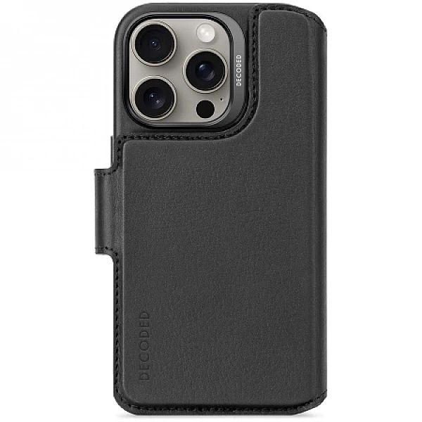 Etui skórzane Decoded Leather Detachable Wallet MagSafe z portfelem na