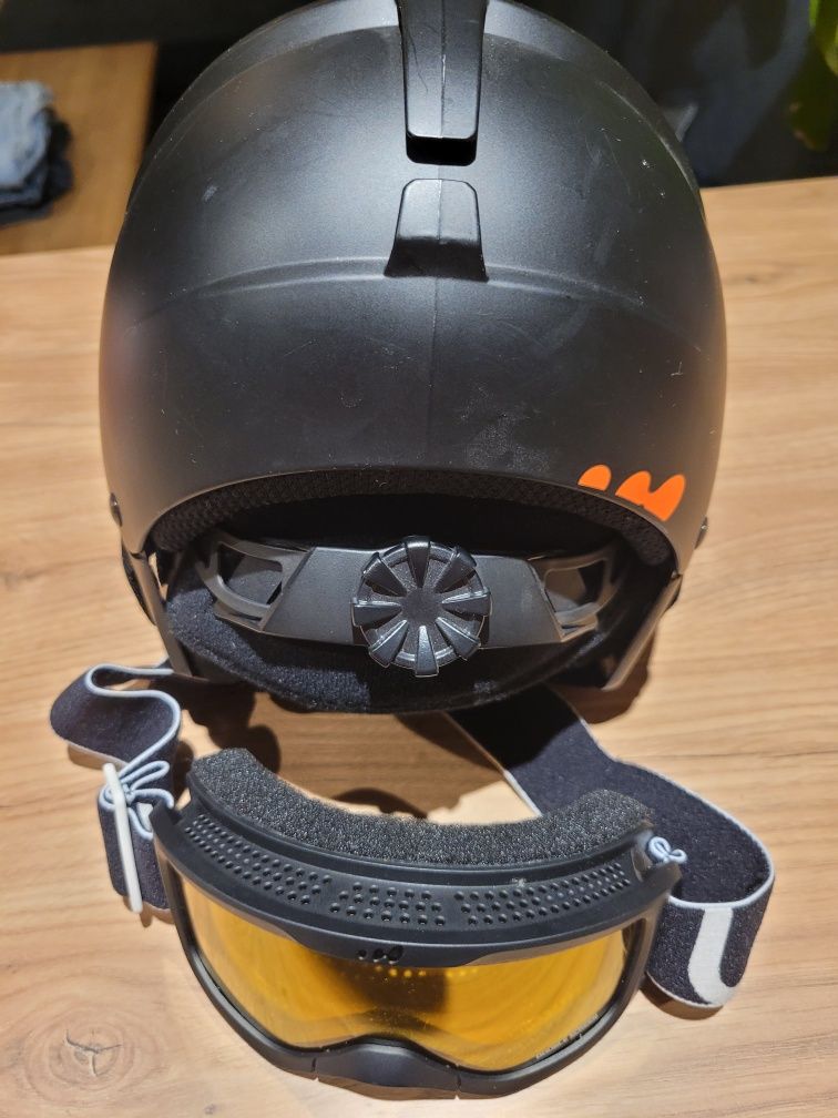 Kask narciarski  + gogle