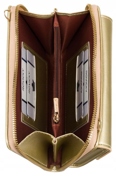 mini torebka-portfel na długim, doczepianym pasku - 4u cavaldi