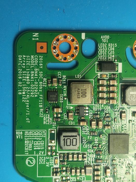 T-CON плата BN41-02292 для Samsung UE40K5500, оригинал