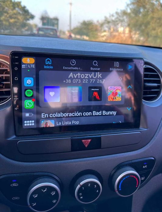 Android 14 I10 I 10 i10 Hyundai I20 I 20 i20 GPS USB CarPlay Магнитола