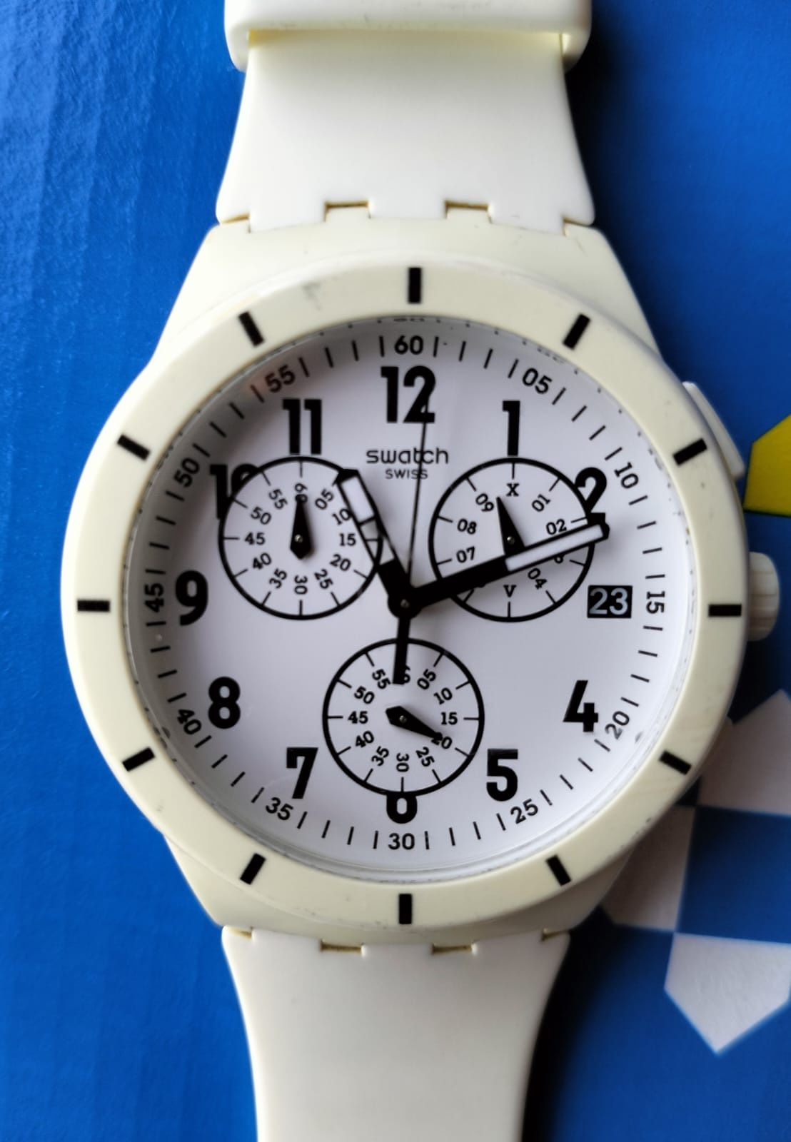 Relógio Swatch branco
