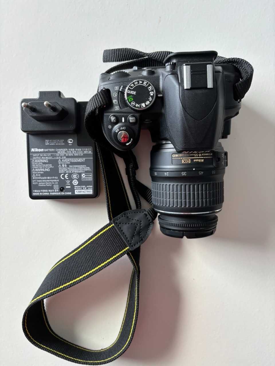 Nikon D3100 câmera reflex + lente + bolsas