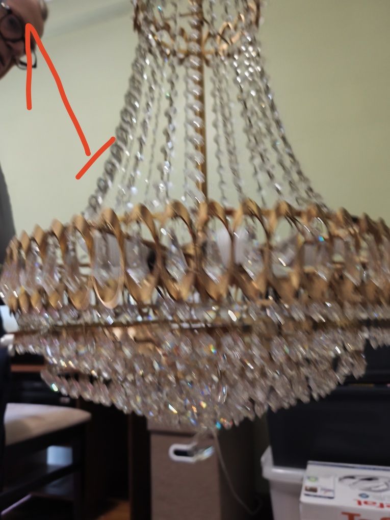 Candeeiros em cristal