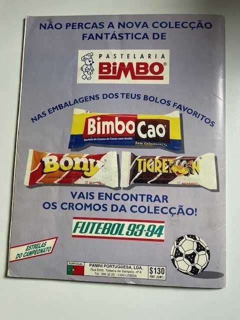 Caderneta Futebol 93/94