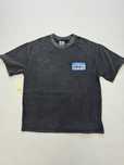 Футболка Vetements Hello my name is Vetements blacl washed