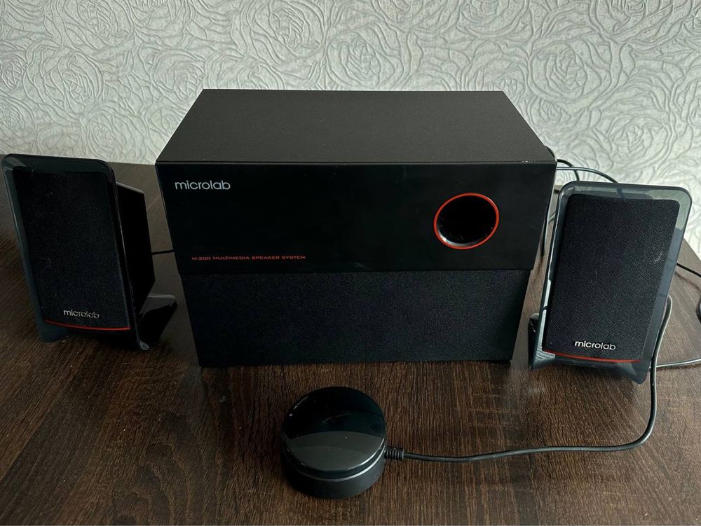 Колонки microlab m200 з саббуфером