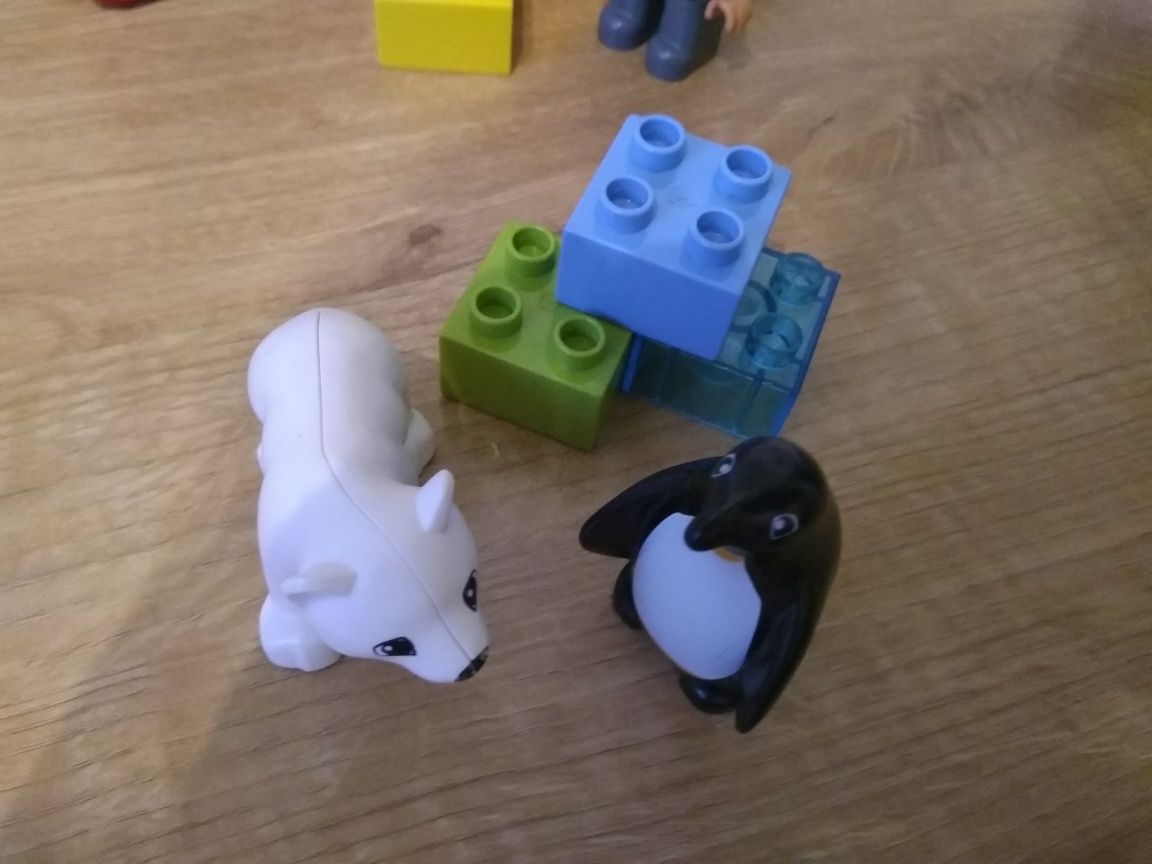 LEGO Duplo safari 10502 i cyrk 10503 i przyjaciele z zoo 10501, pociag