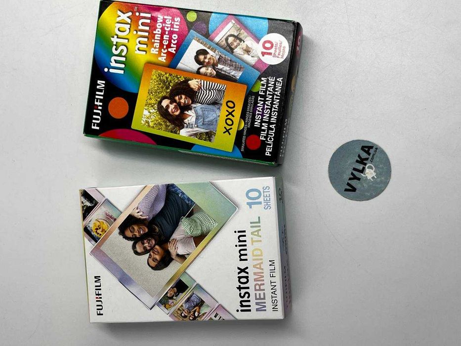 Фотопапір для instax mini, кольорові рамочки: Mermaid Tail/Rainbow