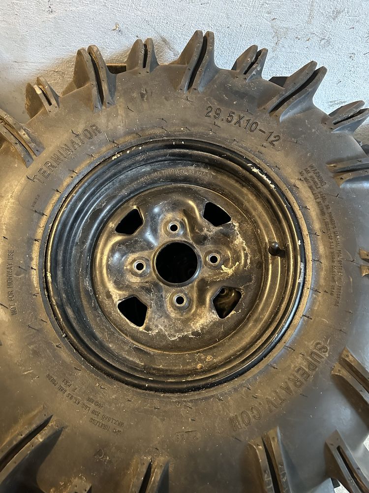 Koła opony quad 29.5x10-12 terminator 4x110 can am grizzly yamaha