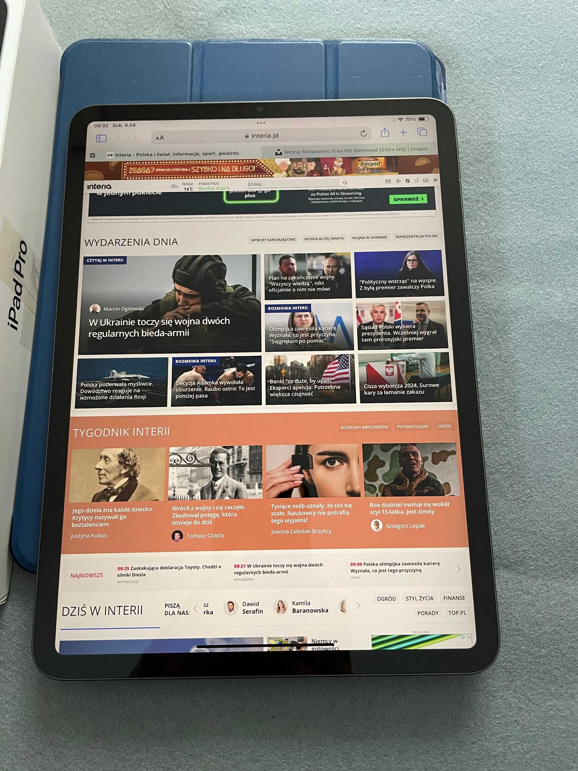 STAN SKLEPOWY iPad Pro 11" M1 3gen 128GB wifi szary