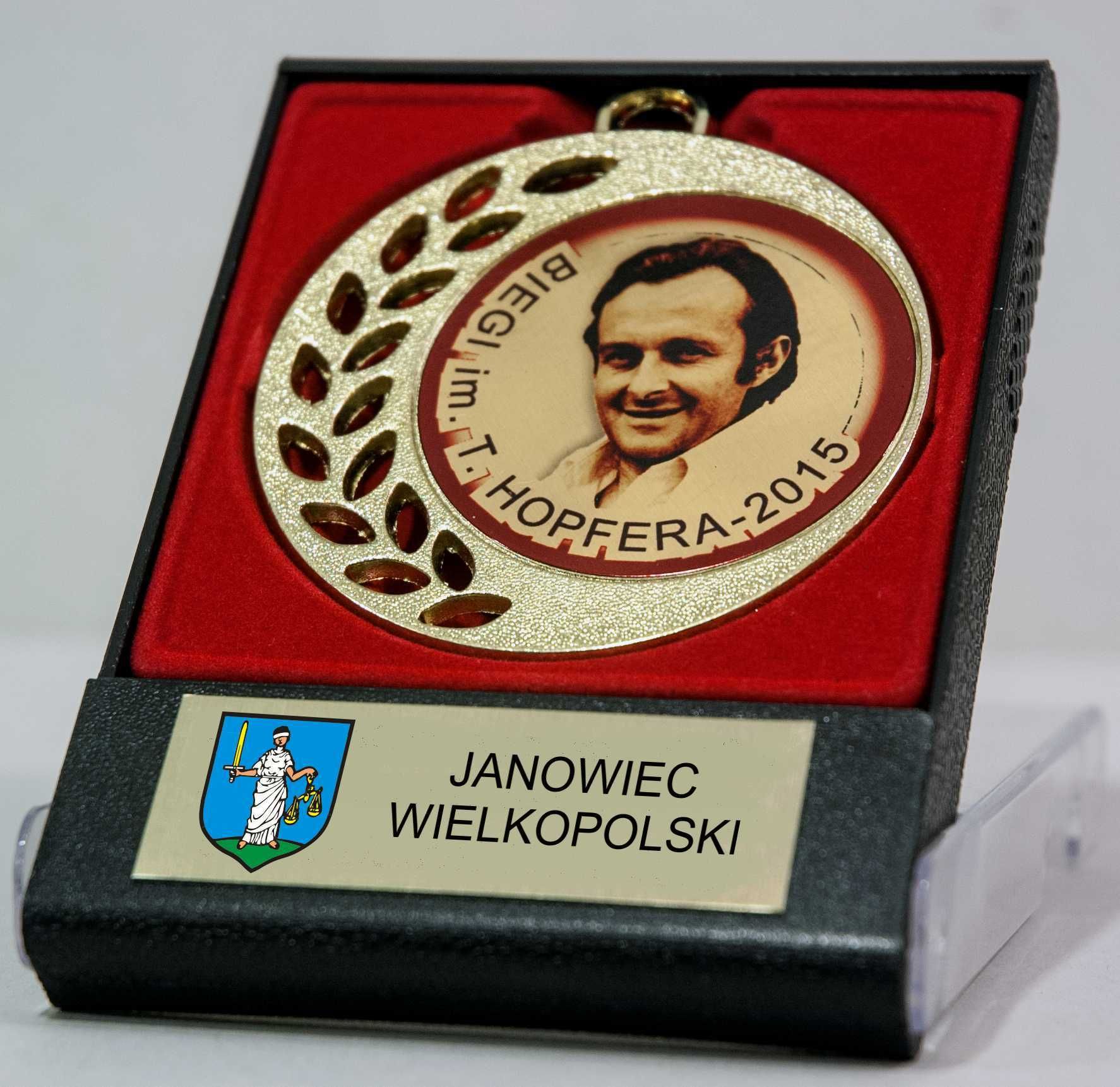 Medal pamiątkowy „Biegi im. Tomasza Hopfera - 2015” (MP5)