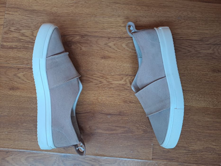 АКЦІЯ. Рр 37 BM de Luxe фірмові замшеві кросівки, кеди, мокасини