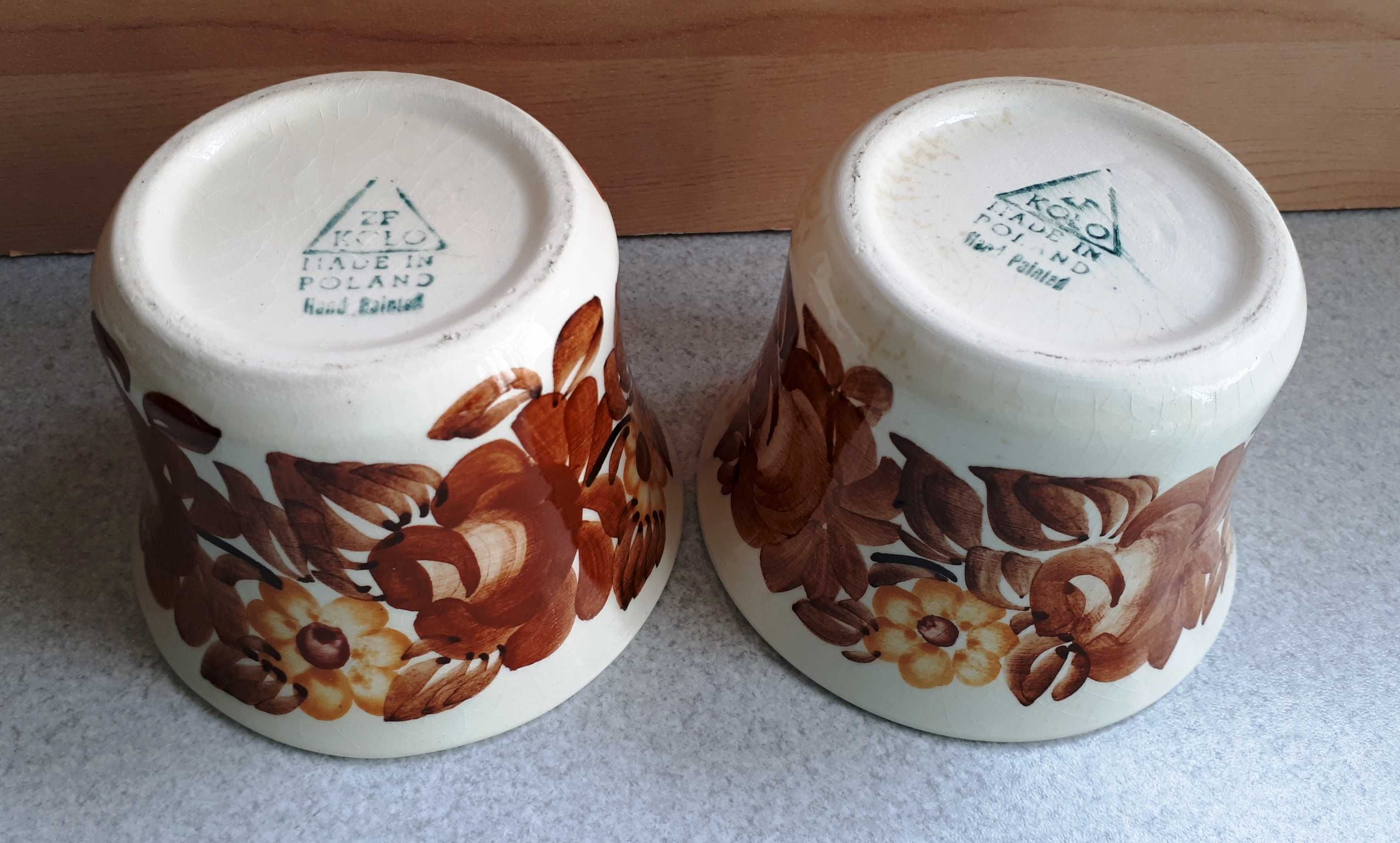 miseczki ręcznie malowane ceramika Koło rękodzieło