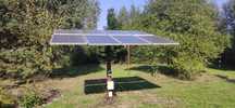 Tracker solarny dwuosiowy