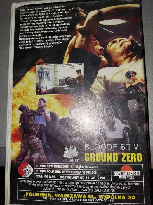 Poziom zero, kaseta vhs.  Nowa cena!