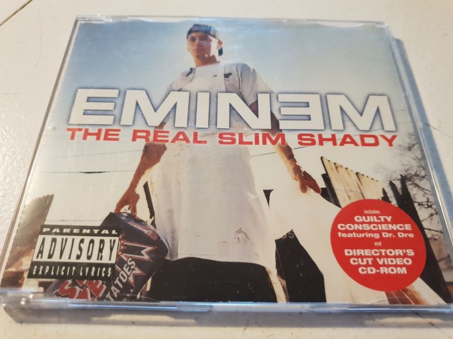 Eminem - The Real Slim Shady, CD, CD-ROM, video, singiel, 2000 rok