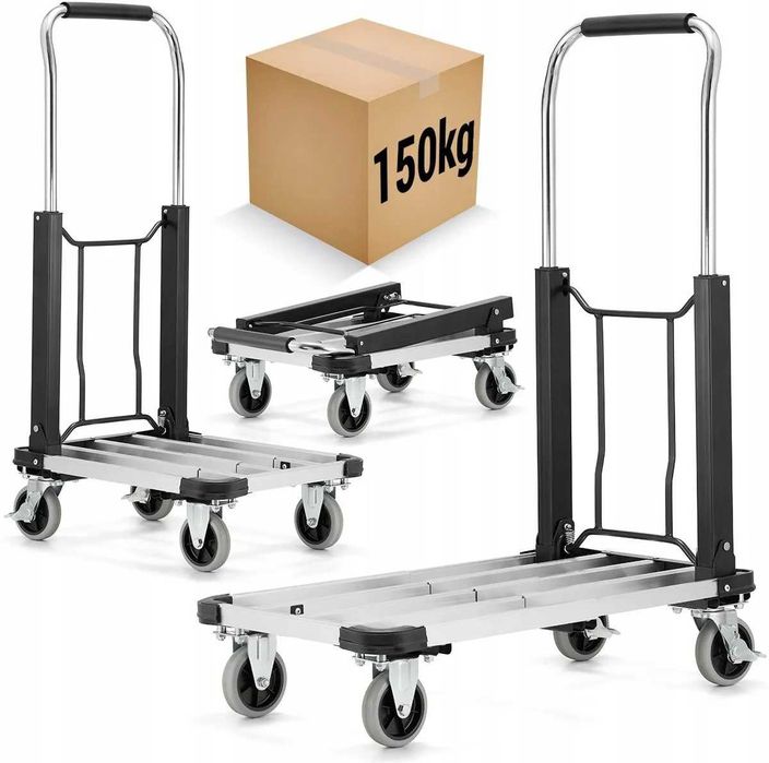 DRAUMET Wózek transportowy składany 150kg